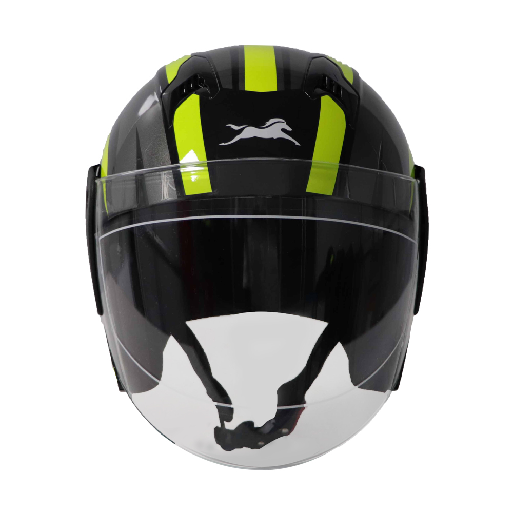 TVS Half Face Helmet Yellow G3 Stylish & Lightweight Protection
